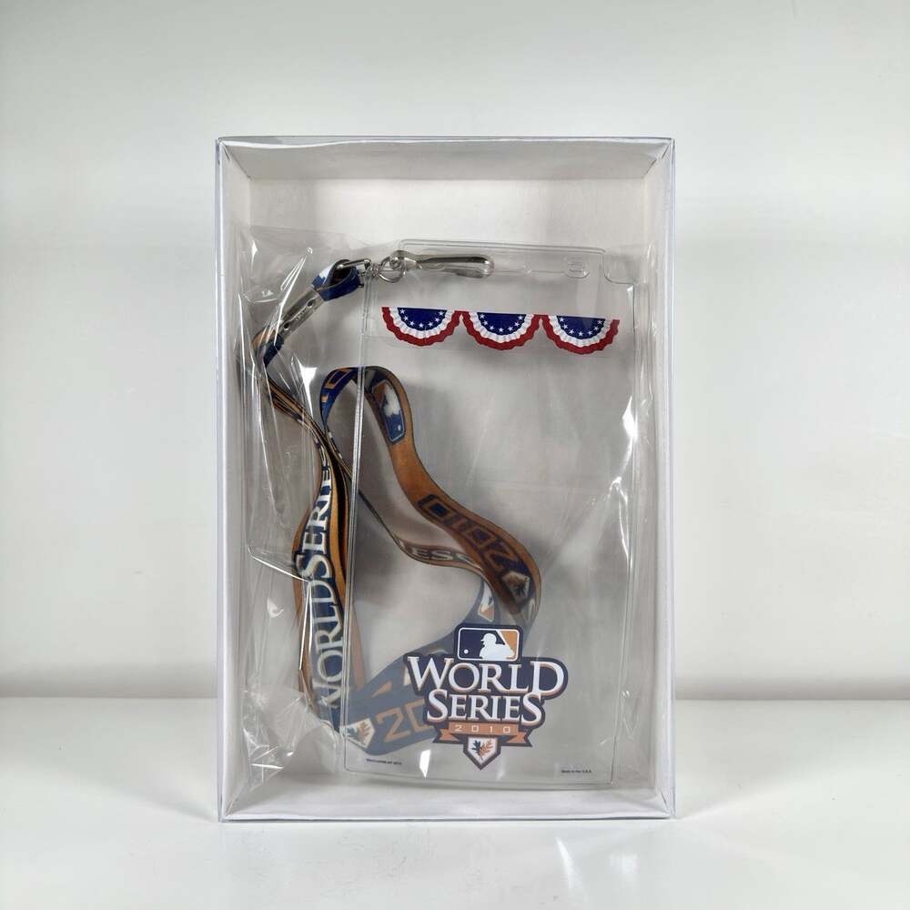 Official 2010 World Series Texas Rangers San Francisco Giants Stadium Lanyard